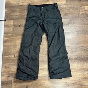 Burton The White Collection Dry Ride Insulated Snow Ski Pants Youth L Gray